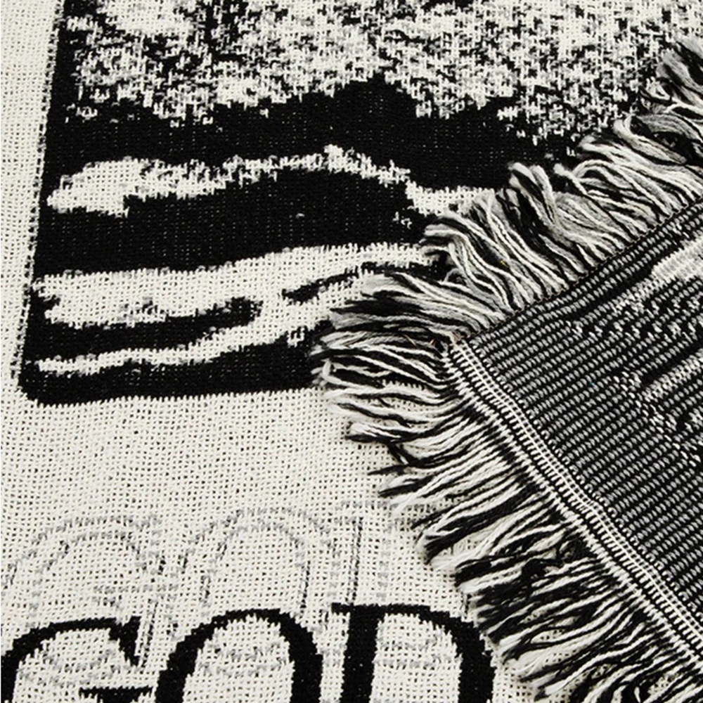 Ariana Grande God Is A Woman Official Fringe Throw Blanket
